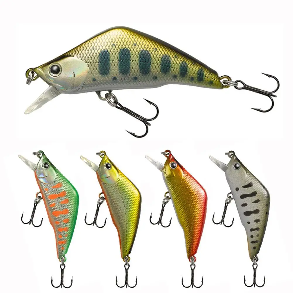 48mm 3.8g Minnow Vib Fishing Lure With Hooks Slow Sinking Artificial Hard Bait Fishing Tackle For Freshwater Seawater
48mm 3.8g Minnow Vib Fishing Lure With Hooks Slow Sinking Artificial Hard Bait Fishing Tackle For Freshwater Seawater