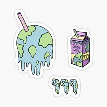 Juice Wrld Pack 5PCS Stickers for Funny Room Home Water Bottles Decor Bumper Wall Window Living Room Kid Car Print Stickers