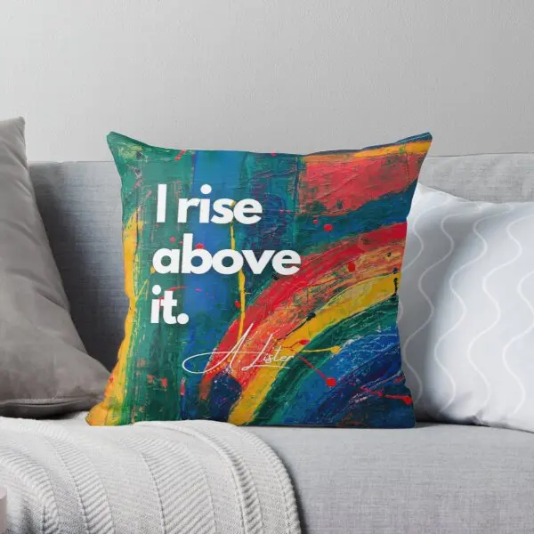 

I Rise Above It Anne Lister Printing Throw Pillow Cover Bed Hotel Anime Fashion Soft Car Waist Sofa Comfort Pillows not include