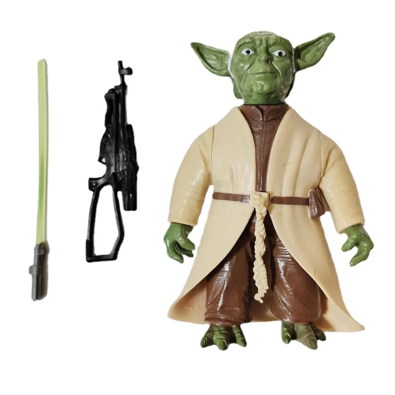 

Star Wars Black Knight Action Figures White Clone Soldier Master Yoda ObiWan Image Figures Joint Movable Pendants Kids Toys Gift