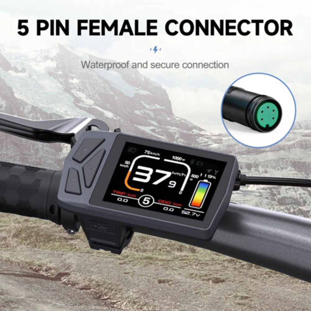 Удобный цветной дисплей B02N для BAFANG BBS01 02 BBSHD, ступица колеса, поддержка функции Bluetooth и навигации
Удобный цветной дисплей B02N для BAFANG BBS01 02 BBSHD, ступица колеса, поддержка функции Bluetooth и навигации
