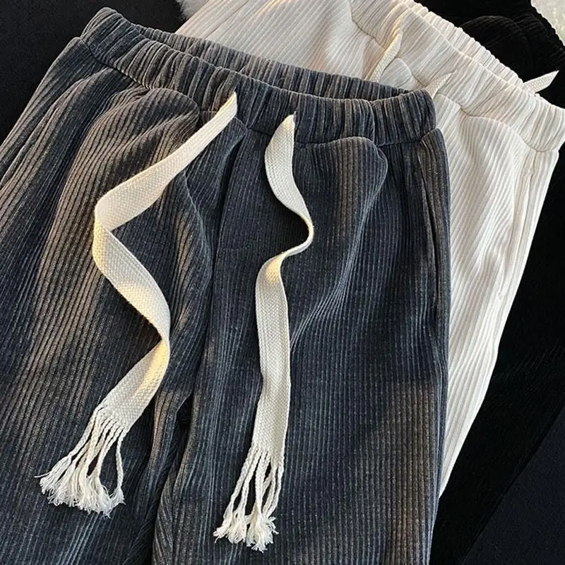 Corduroy Pants Men's Large Size Track Sweatpants Fashion Overweight Man Draping Wide Leg Casual Trousers Men's Pants Loose Strai
Corduroy Pants Men's Large Size Track Sweatpants Fashion Overweight Man Draping Wide Leg Casual Trousers Men's Pants Loose Strai