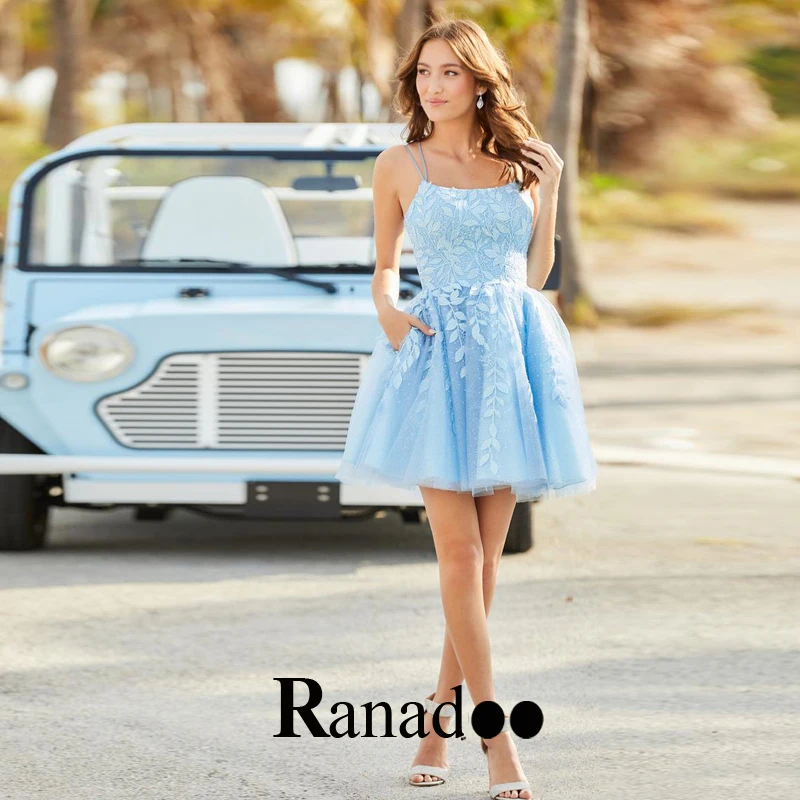 Knee Length Strapless Evening Dresses Bling Tulle Lace Up Homecoming Spaghetti Strap Court Train A Line Vestidos Robes De Soirée
Knee Length Strapless Evening Dresses Bling Tulle Lace Up Homecoming Spaghetti Strap Court Train A Line Vestidos Robes De Soirée