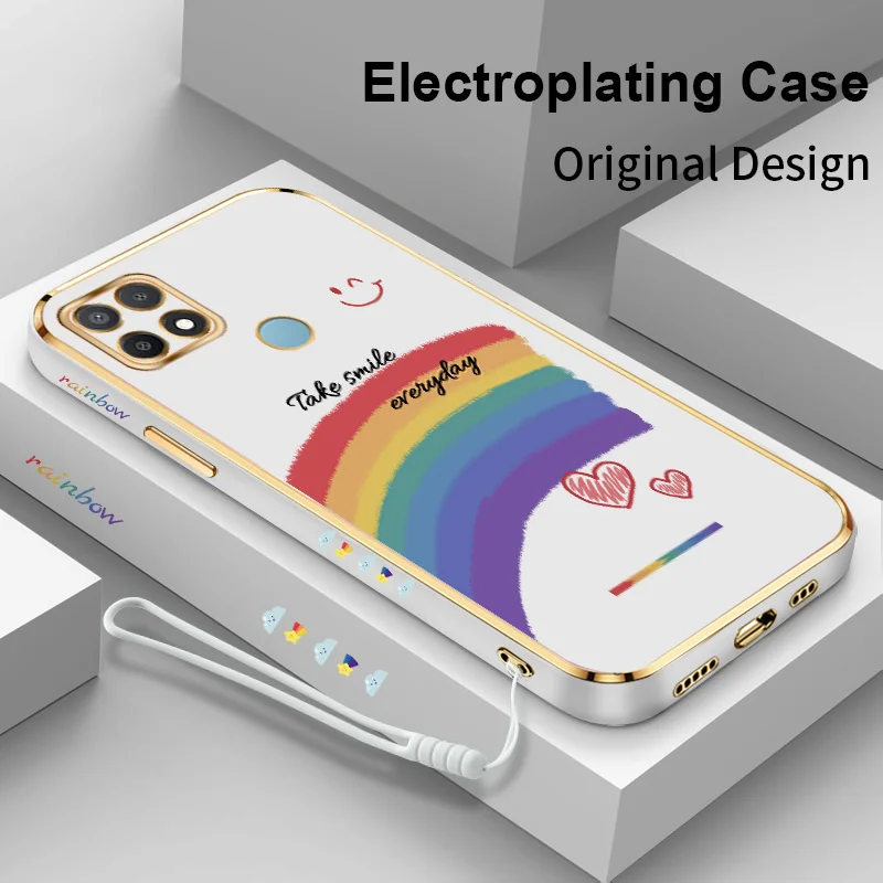 Rainbow Smiley for OPPO A15 A15s A35 A31 2021 A16 K A54 A3 A53 A11 S 4G A8 A5 A12E A53 A33 A32 C1 2018 Wristband Phone Case
Rainbow Smiley for OPPO A15 A15s A35 A31 2021 A16 K A54 A3 A53 A11 S 4G A8 A5 A12E A53 A33 A32 C1 2018 Wristband Phone Case