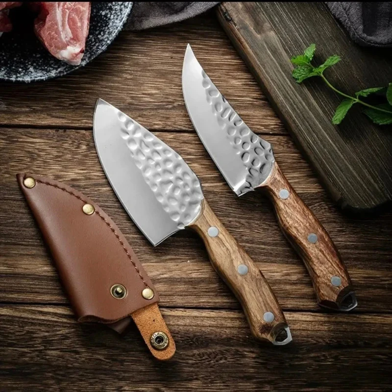 Meat Cleaver Fish Fruit Vegetable Cutter Forged Boning Butcher Knife Camping Hunting Stainless Steel Knife
Meat Cleaver Fish Fruit Vegetable Cutter Forged Boning Butcher Knife Camping Hunting Stainless Steel Knife