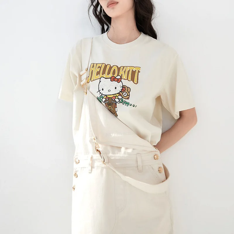 Kawaii Sanrios аниме серия Hello Kitty Япония и Южная Корея повседневные модели в стиле Instagram с принтом повседневные хлопковые с коротким рукавом
Kawaii Sanrios аниме серия Hello Kitty Япония и Южная Корея повседневные модели в стиле Instagram с принтом повседневные хлопковые с коротким рукавом