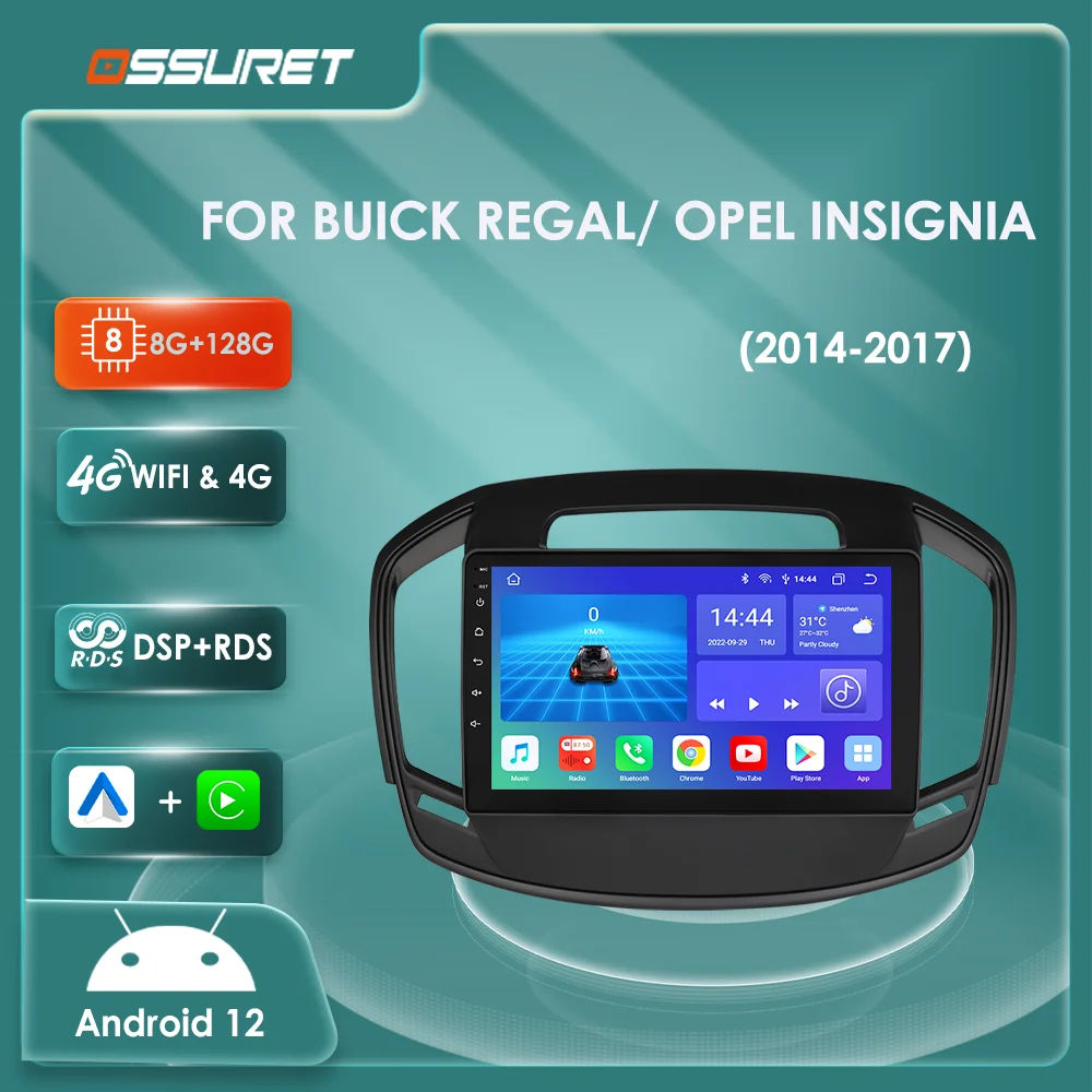 2Din Android 12 AutoRadio Multimedia Video Player for Buick Regal 2014-2017 Opel Insignia Navigation GPS Stereo 4G WIFI Carplay
2Din Android 12 AutoRadio Multimedia Video Player for Buick Regal 2014-2017 Opel Insignia Navigation GPS Stereo 4G WIFI Carplay