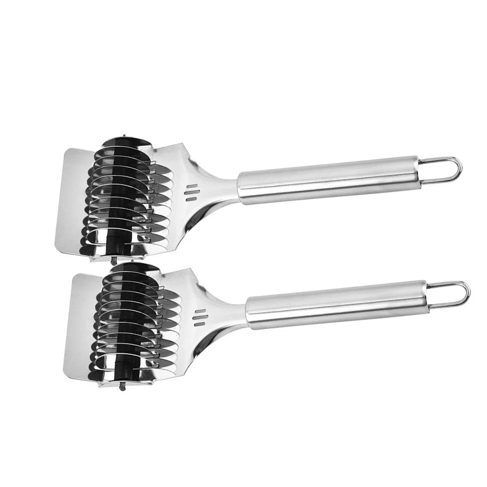 Ручной Резак для теста, кухонный инструмент для нарезки теста, из нержавеющей стали, 2 шт.
Ручной Резак для теста, кухонный инструмент для нарезки теста, из нержавеющей стали, 2 шт.