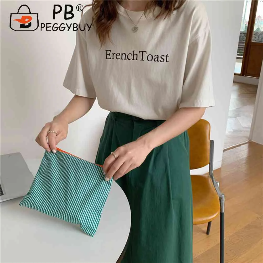 Модный клетчатый школьный чехол для карандашей, простой портативный органайзер для косметики, вместительная цветная дорожная рабочая сумк... 
Модный клетчатый школьный чехол для карандашей, простой портативный органайзер для косметики, вместительная цветная дорожная рабочая сумк...