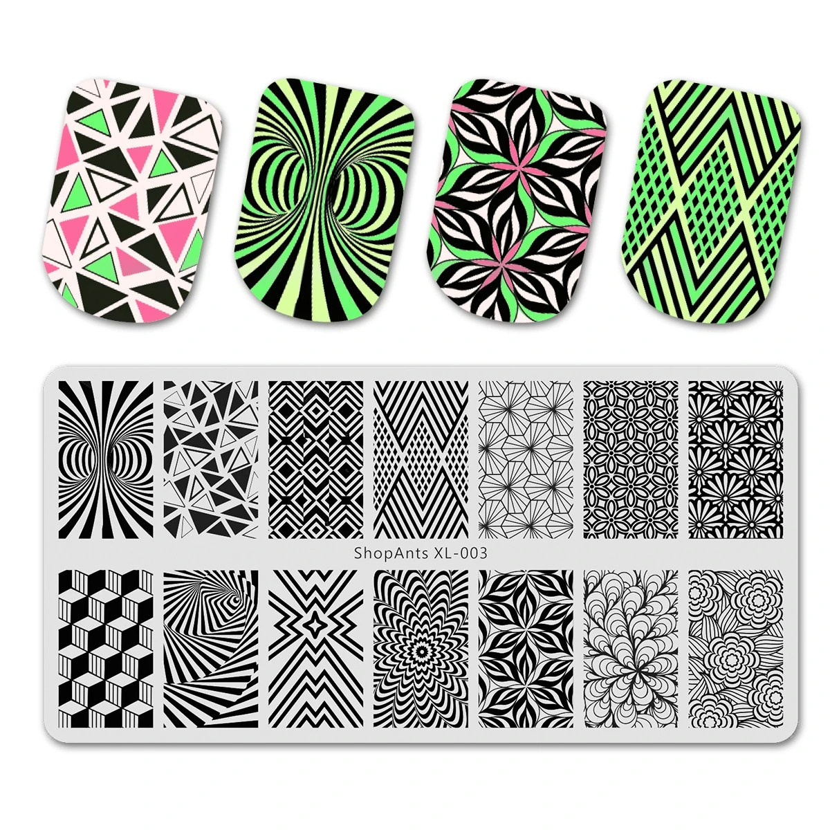 SHOPANTS Marbling Nail Art Stamping Plates Nail Stencil Animal Flower Geometric Nail Art Stamp Templates Nail Art Tools Raben
SHOPANTS Marbling Nail Art Stamping Plates Nail Stencil Animal Flower Geometric Nail Art Stamp Templates Nail Art Tools Raben