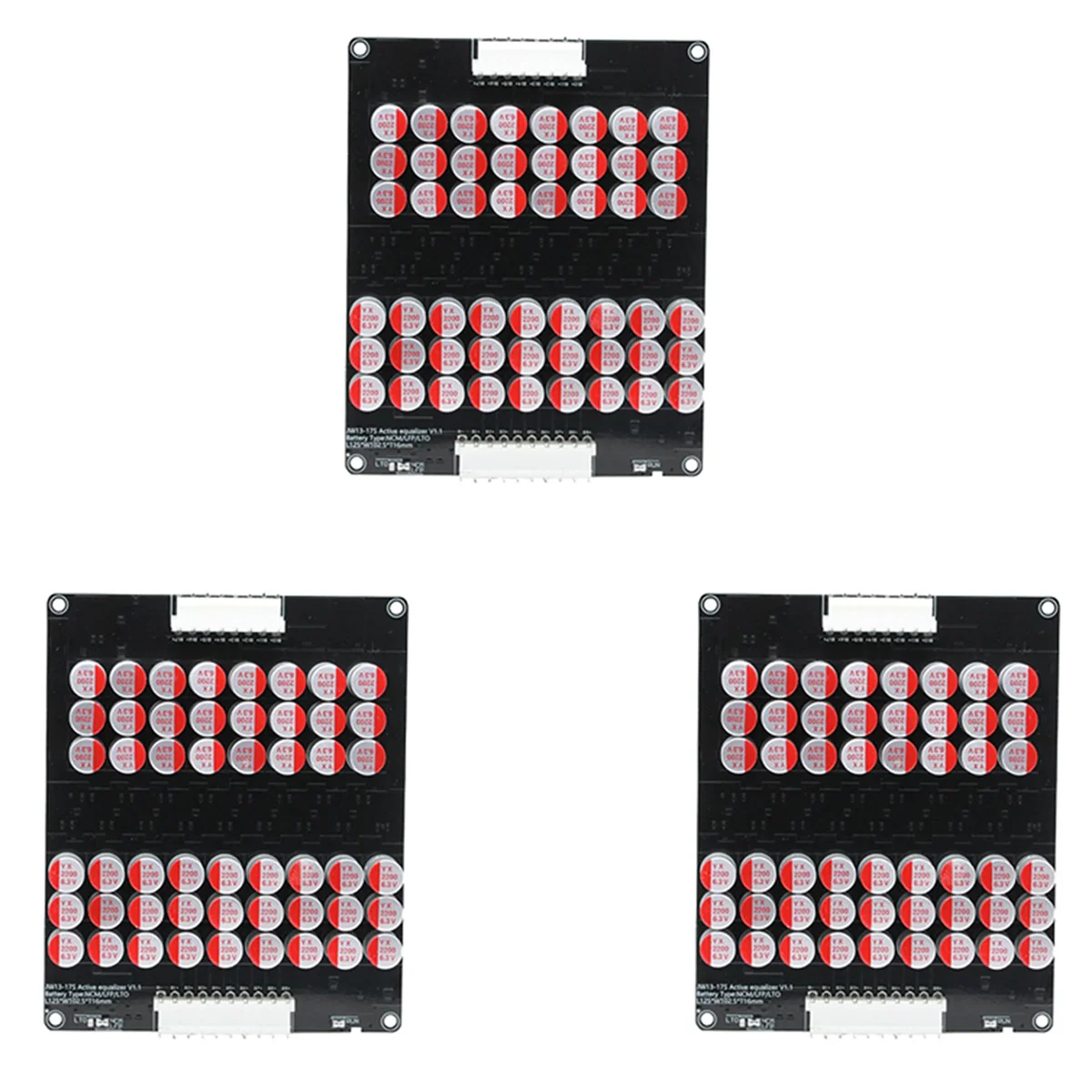 3X 16S 5A Balance Li-Ion Lifepo4 Lto Active Lithium Battery Equalizer Balancer Plate Capacitor 48V 60V 16S 
3X 16S 5A Balance Li-Ion Lifepo4 Lto Active Lithium Battery Equalizer Balancer Plate Capacitor 48V 60V 16S