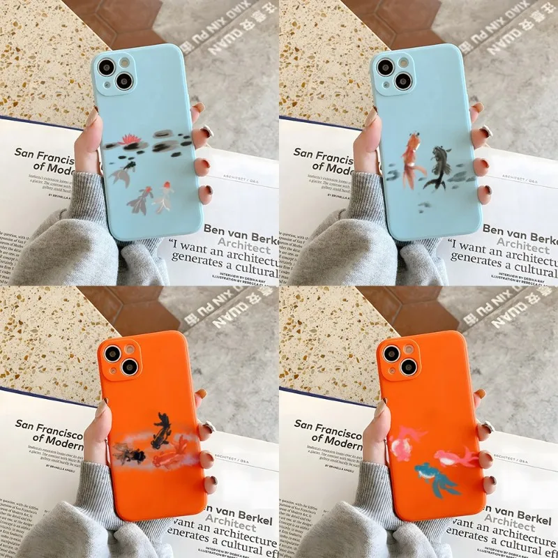 Animal Ink Carp Phone Case Orange And Blue For Apple IPhone 12Pro 13 11 Pro Max Mini Xs X Xr 7 8 6 6s Plus Se 2020 Cover
Animal Ink Carp Phone Case Orange And Blue For Apple IPhone 12Pro 13 11 Pro Max Mini Xs X Xr 7 8 6 6s Plus Se 2020 Cover