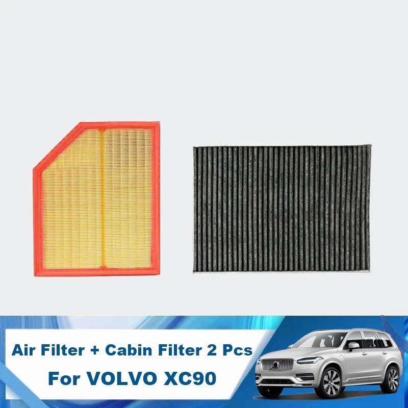 

Автомобильный воздушный фильтр + набор фильтров для салона автомобильные аксессуары для VOLVO XC90 2Th 2014-2021 2,0 D4 D5 T5 T6 T8 31407748 31370089