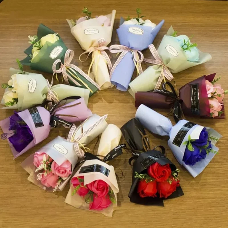Three Soap Flower Simulation Bouquet Mother's Day Gift Carnation Soap Bouquet Eternal Flower Pink Rose Simulation Flower
Three Soap Flower Simulation Bouquet Mother's Day Gift Carnation Soap Bouquet Eternal Flower Pink Rose Simulation Flower