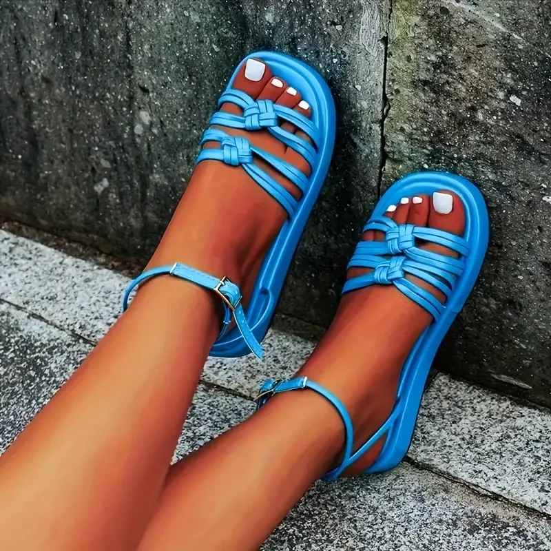 Shoes for Women 2023 Summer Hot Sale Ankle Strap Open Toe Women's Sandals Solid Beach Sandals Female Flat Casual Sandals
Shoes for Women 2023 Summer Hot Sale Ankle Strap Open Toe Women's Sandals Solid Beach Sandals Female Flat Casual Sandals