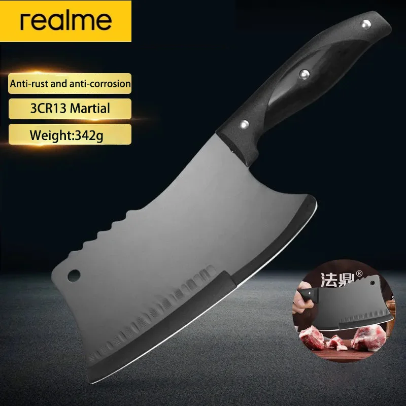 Butcher Knife Stainless Steel Bone Chopping Knife Meat Vegetables Slicing Cleaver High Hardness Large Kitchen Knife For Meat
Butcher Knife Stainless Steel Bone Chopping Knife Meat Vegetables Slicing Cleaver High Hardness Large Kitchen Knife For Meat