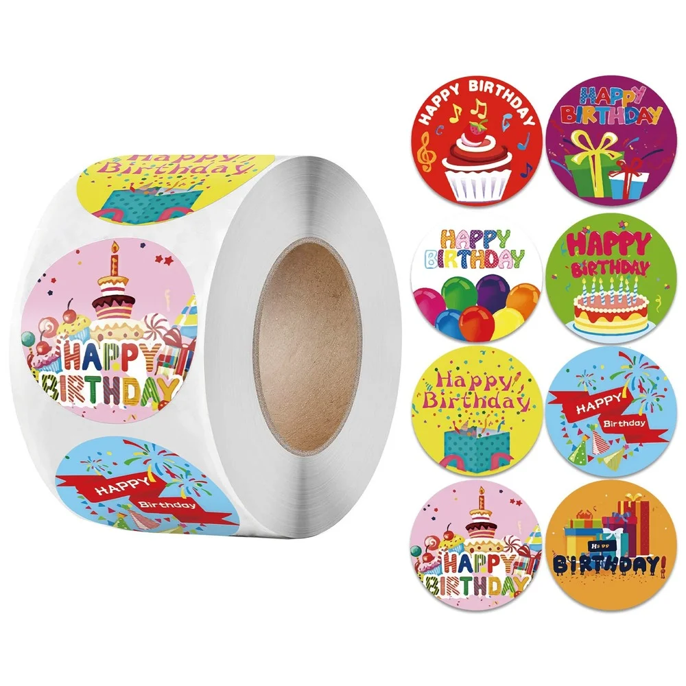 Happy Birthday Sticker Office Stationery Self-adhesive Label Handicraft Decoration Stickers Scrapbooking Handcraft Decoration
Happy Birthday Sticker Office Stationery Self-adhesive Label Handicraft Decoration Stickers Scrapbooking Handcraft Decoration