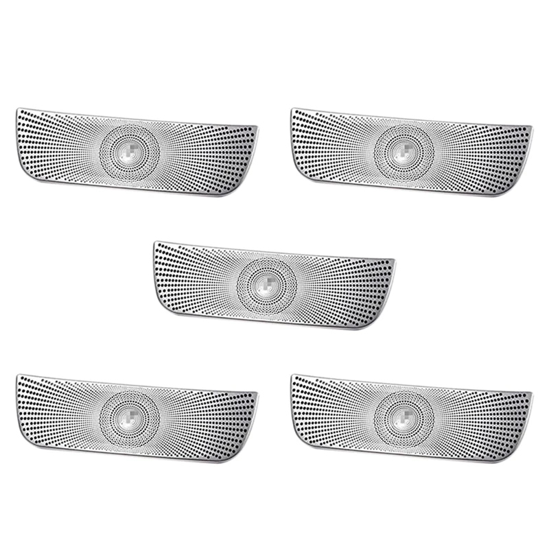 5X For Benz C E Class GLC GLA W205 W213 X253 Car Stainless Steel Rear Armrest Air Vent Outlet Horn Cover Trim
5X For Benz C E Class GLC GLA W205 W213 X253 Car Stainless Steel Rear Armrest Air Vent Outlet Horn Cover Trim