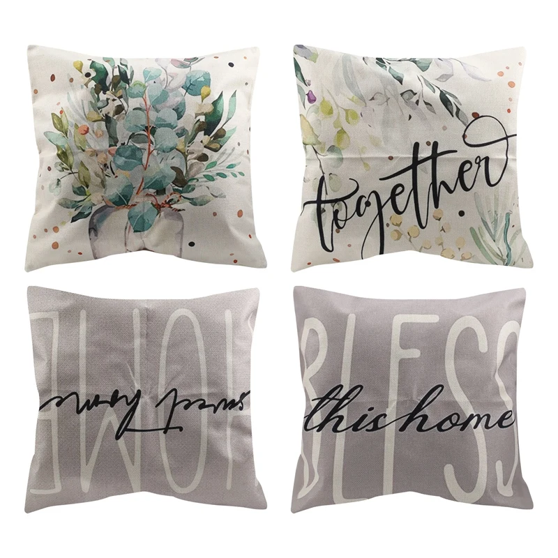 Spring Pillow Covers 18X18 Set Of 4 Farmhouse Throw Pillows Spring Decorations Cushion Cases For Home Couch Sofa
Spring Pillow Covers 18X18 Set Of 4 Farmhouse Throw Pillows Spring Decorations Cushion Cases For Home Couch Sofa