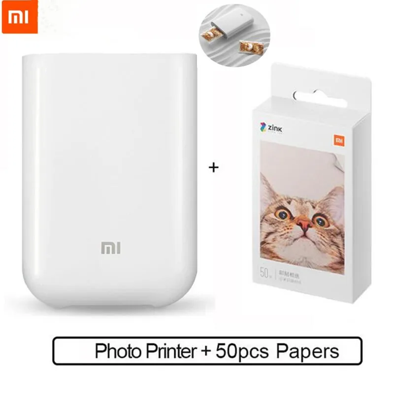 Xiaomi Original Mijia BT 5.0 AR Printer 313*400dpi Portable Mini 500mAh DIY Photo Paper ZINK Printing Printer
Xiaomi Original Mijia BT 5.0 AR Printer 313*400dpi Portable Mini 500mAh DIY Photo Paper ZINK Printing Printer