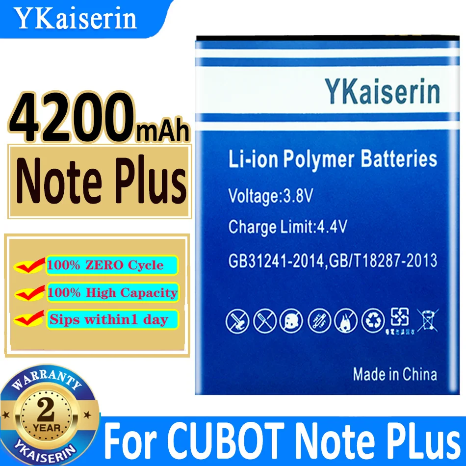 Запасной аккумулятор ykaisin Note PLus 4200 мАч для CUBOT NotePLus, аккумулятор большой емкости
Запасной аккумулятор ykaisin Note PLus 4200 мАч для CUBOT NotePLus, аккумулятор большой емкости