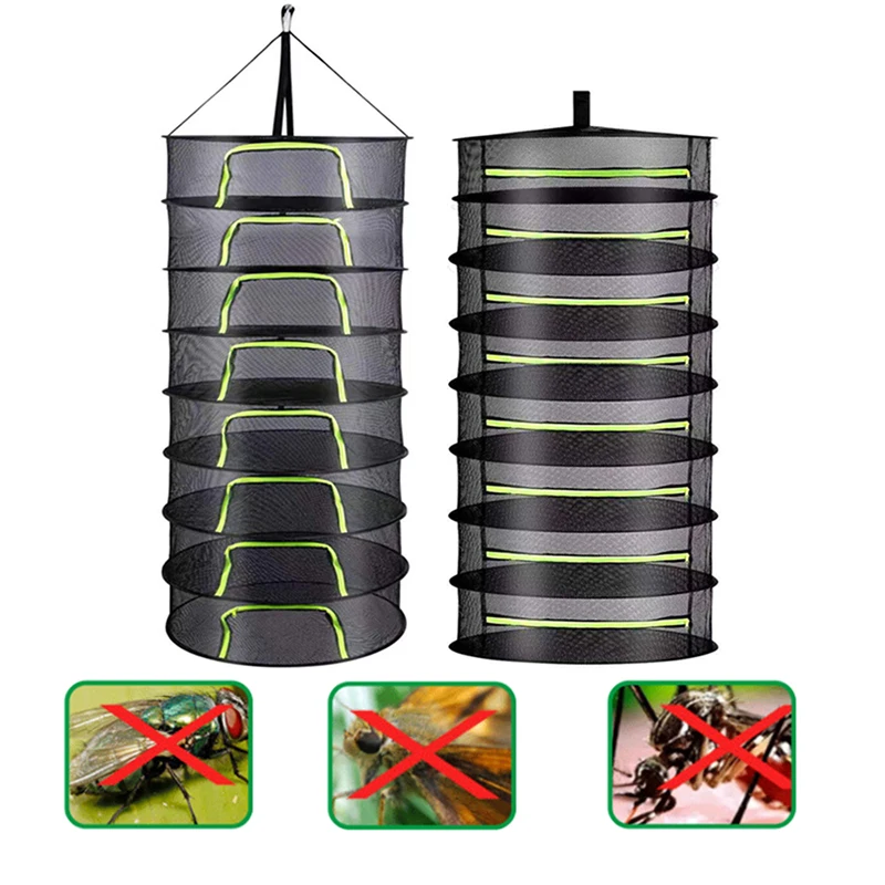 2-8 Layers Drying Net For Herbs Fish Hanging Basket Folding Dry bag Herb Vegetable Dryer Rack Mesh Flowers Buds Plants Organizer 
2-8 Layers Drying Net For Herbs Fish Hanging Basket Folding Dry bag Herb Vegetable Dryer Rack Mesh Flowers Buds Plants Organizer