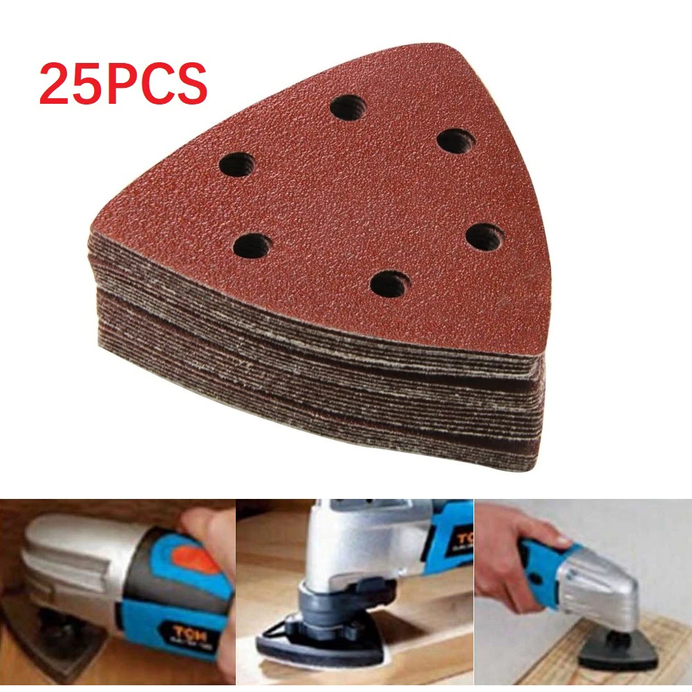 25pcs Sanding Sheets Triangle Sandpaper Mixed Grits 60-240 For Oscillating Multi Tool Sanding Pad Multi Grit
25pcs Sanding Sheets Triangle Sandpaper Mixed Grits 60-240 For Oscillating Multi Tool Sanding Pad Multi Grit