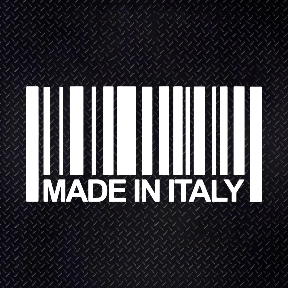 Cool Made in ITALY Stickes For Auto Window Decor Car Body Decal italy Barcode Vinyl Sticker
Cool Made in ITALY Stickes For Auto Window Decor Car Body Decal italy Barcode Vinyl Sticker