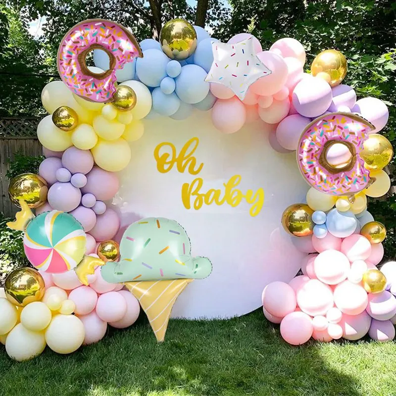 HUIRAN Donut Theme Birthday Set Donut Decor Balloons Candy Bar Happy Birthday Party Decorations Kids Baby Shower Decorations
HUIRAN Donut Theme Birthday Set Donut Decor Balloons Candy Bar Happy Birthday Party Decorations Kids Baby Shower Decorations