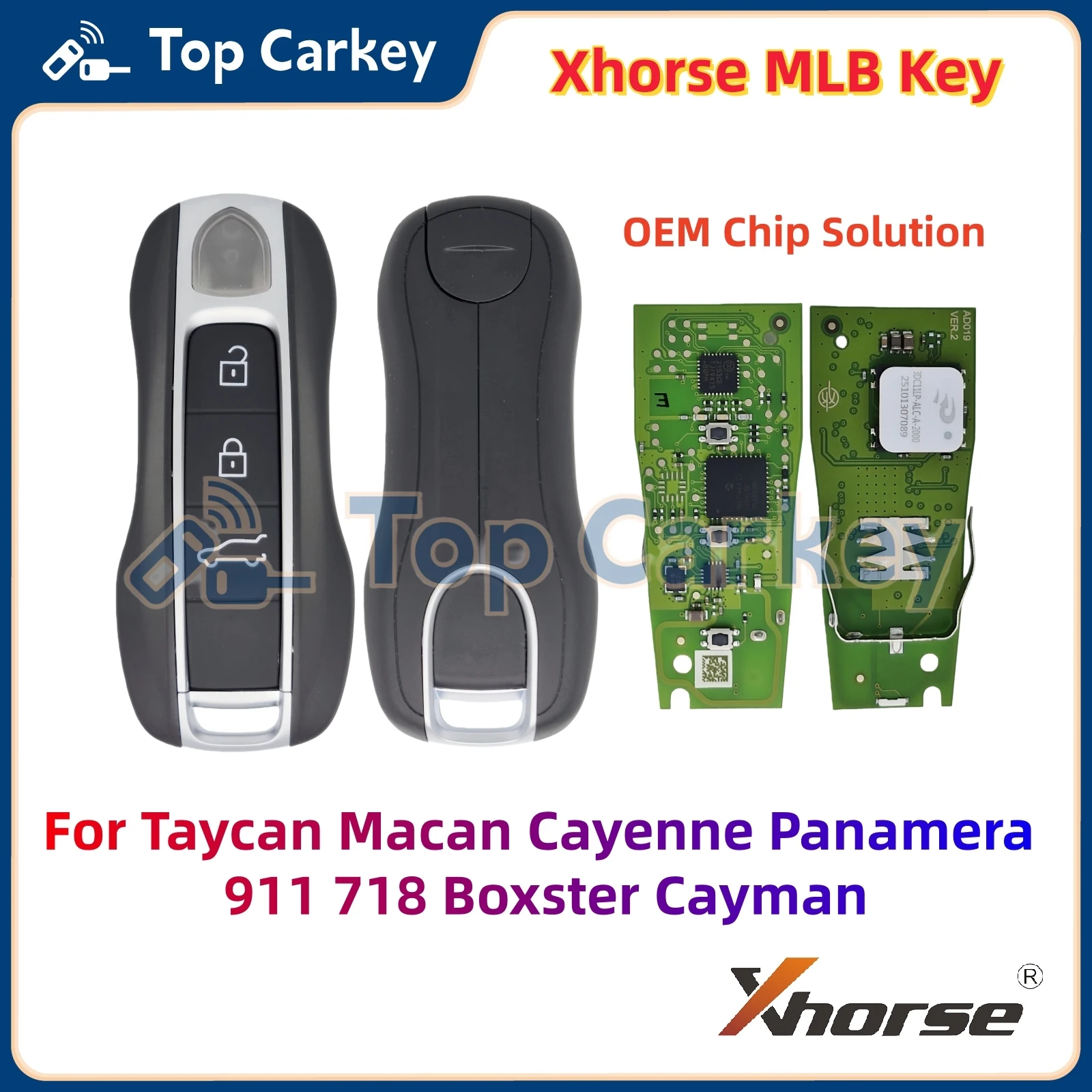 Новый пульт дистанционного управления Xhorse MLB (версии XSMA4YEN, XSMA8YEN, XSMPSYEN) с чипом OEM для Audi A4, A6, A8, Porsche Cayenne, Panamera
Новый пульт дистанционного управления Xhorse MLB (версии XSMA4YEN, XSMA8YEN, XSMPSYEN) с чипом OEM для Audi A4, A6, A8, Porsche Cayenne, Panamera