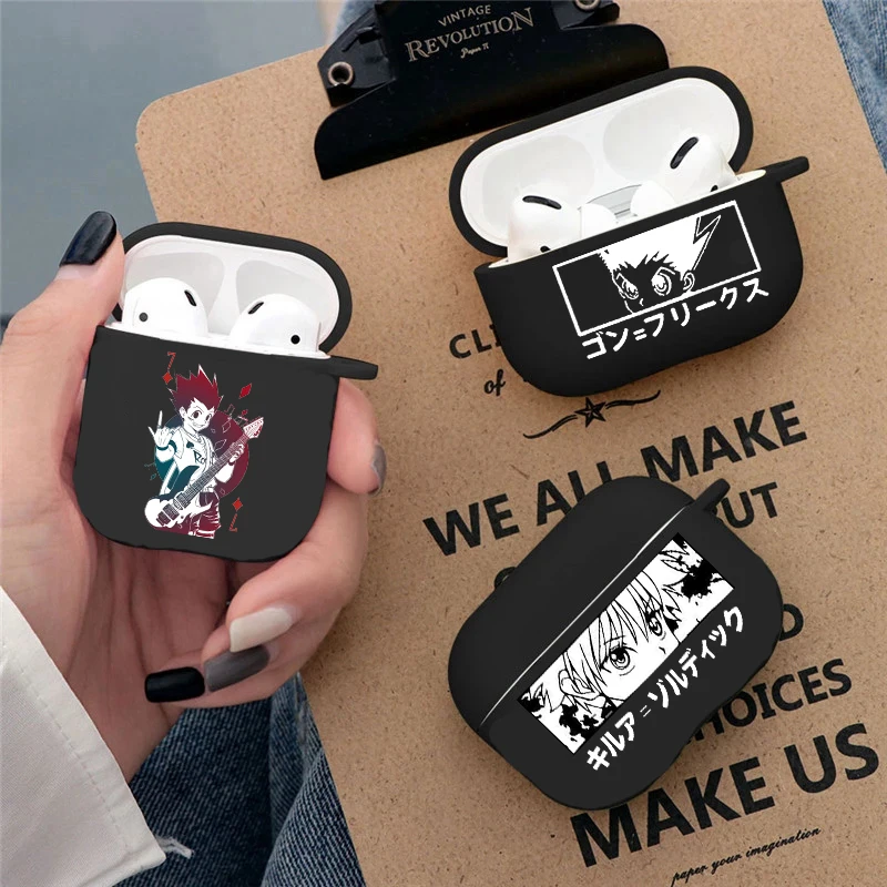 Hot Hunter X Hunter Killua Zoldyck Anime Soft silicone TPU Case For AirPods Pro 1 2 3Black Wireless Bluetooth Earphone box Cover
Hot Hunter X Hunter Killua Zoldyck Anime Soft silicone TPU Case For AirPods Pro 1 2 3Black Wireless Bluetooth Earphone box Cover