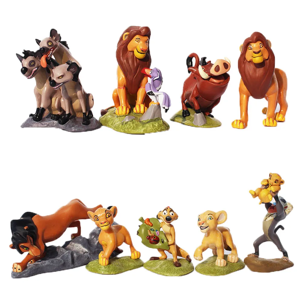 Фигурки героев мультфильма «Король Лев» из ПВХ, 9 шт./компл.
Фигурки героев мультфильма «Король Лев» из ПВХ, 9 шт./компл.