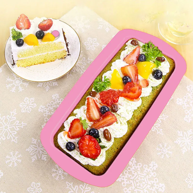 Food Grade Silica gel Small Rectangle Non-stick Toast Bread Cake Baking Mold Loaf Tin Silicone Bakeware Pan Decorating Tools
Food Grade Silica gel Small Rectangle Non-stick Toast Bread Cake Baking Mold Loaf Tin Silicone Bakeware Pan Decorating Tools