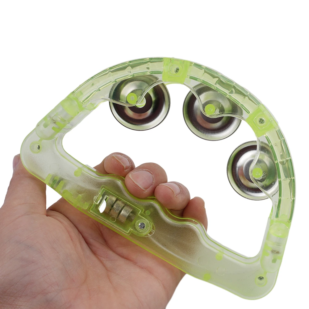 1pc Kids Flashing Tambourine Musical Instrument Shaking LED Light Up Sensory Toy Noisemakers For Sporting Events Wedding Parties
1pc Kids Flashing Tambourine Musical Instrument Shaking LED Light Up Sensory Toy Noisemakers For Sporting Events Wedding Parties