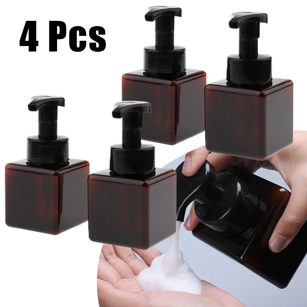 4Pc/Set 250ml Empty Plastic Amber Bottles Pump Foaming Hand Soap Dispenser For Bathroom Kitchen Utility Room Outdoors
4Pc/Set 250ml Empty Plastic Amber Bottles Pump Foaming Hand Soap Dispenser For Bathroom Kitchen Utility Room Outdoors