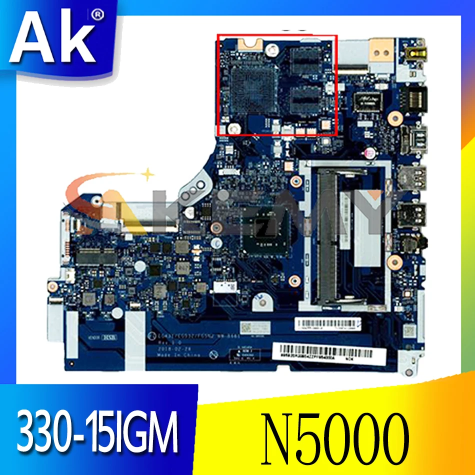 For Lenovo 330-15IGM laptop motherboard NM-B661 motherboard W/ CPU N5000 tested FRU 5B20R33805 5B20R33812 Mainboard
For Lenovo 330-15IGM laptop motherboard NM-B661 motherboard W/ CPU N5000 tested FRU 5B20R33805 5B20R33812 Mainboard