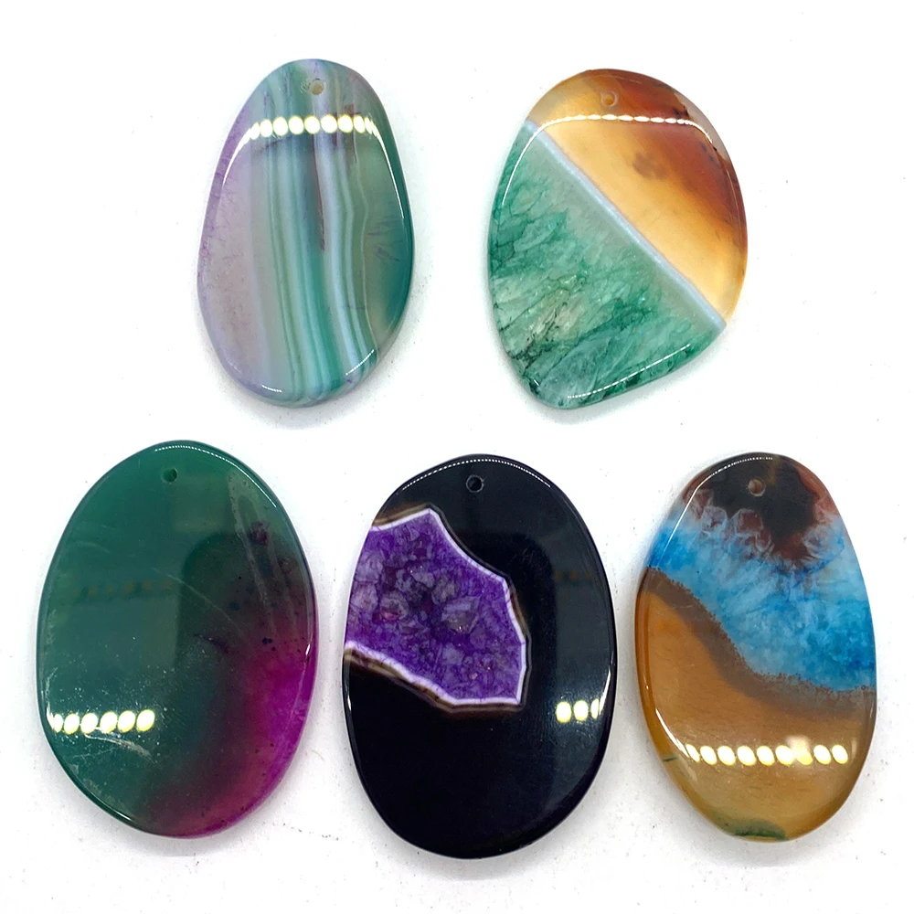 5pcs High Quality Necklace Pendant Agate Color Assorted Natural Stone Geometric Water Drop Oval for Jewelry DIY Accessories
5pcs High Quality Necklace Pendant Agate Color Assorted Natural Stone Geometric Water Drop Oval for Jewelry DIY Accessories