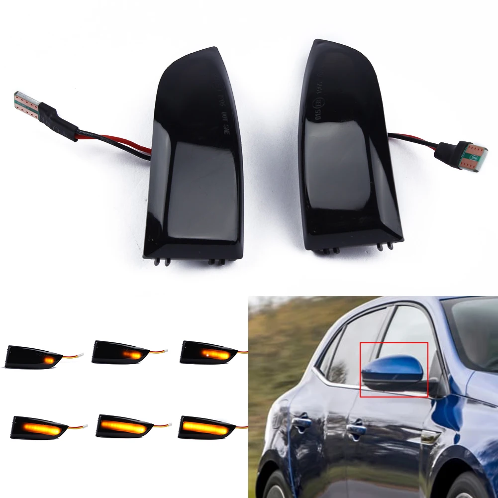 For Renault Megane MK3 Laguna III X91 Scenic Fluence Latitude Safrane LED Dynamic Turn Signal Mirror Sequential
For Renault Megane MK3 Laguna III X91 Scenic Fluence Latitude Safrane LED Dynamic Turn Signal Mirror Sequential