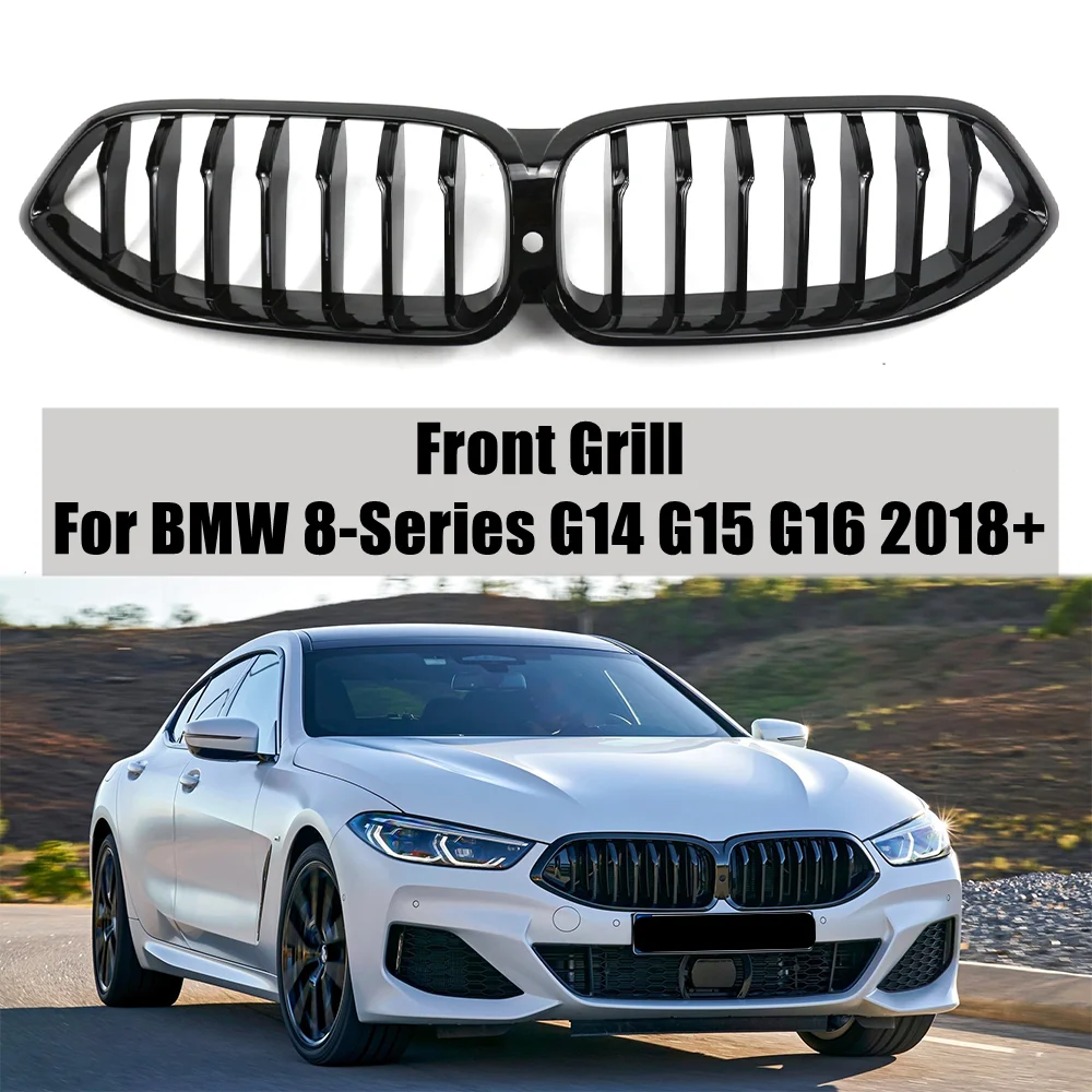 Front Grills Kidney Grill For BMW 8 Series G14 G15 G16 2018+ Bumper Racing Grille Gloss Black Single Line Slat Replacement Parts
Front Grills Kidney Grill For BMW 8 Series G14 G15 G16 2018+ Bumper Racing Grille Gloss Black Single Line Slat Replacement Parts