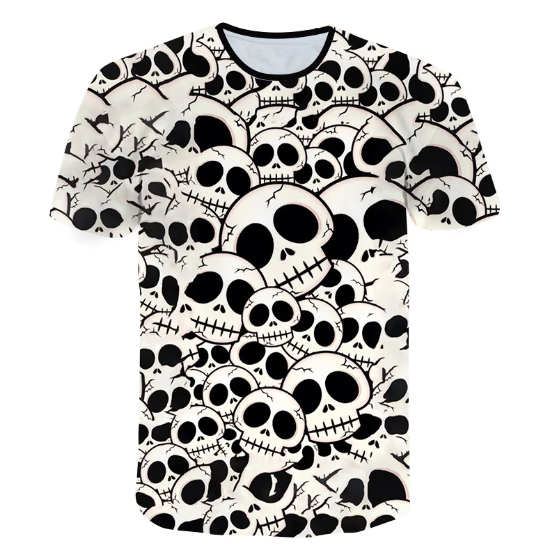 Summer Fashion T-Shirts Spoof 3d Print Skull Men Casual Everyday Crew Neck T-Shirt Oversized
Summer Fashion T-Shirts Spoof 3d Print Skull Men Casual Everyday Crew Neck T-Shirt Oversized