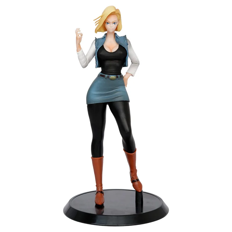 19CM Anime Dragonball Z Sagas Android 18 Lazuli Standing Statue Model PVC Action Figures Collection Toys Gifts With Box
19CM Anime Dragonball Z Sagas Android 18 Lazuli Standing Statue Model PVC Action Figures Collection Toys Gifts With Box