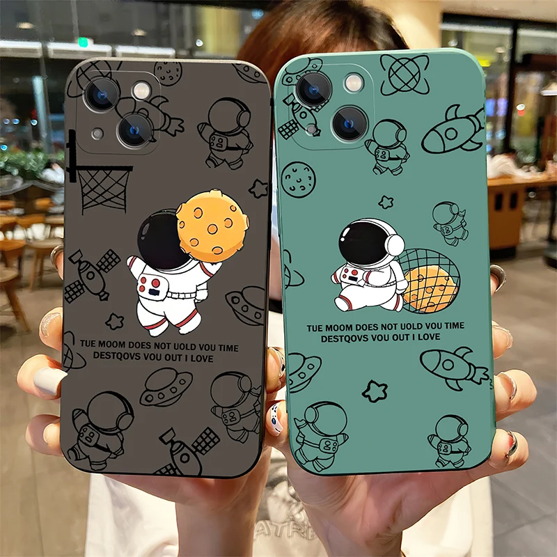 Astronaut Cool Phone Case For iPhone 11 12 13 Pro Max 12 13 Mini X XR XS Max 7 8 6S 6 Plus SE 2020 5 Silicone Bumper Cover Coque
Astronaut Cool Phone Case For iPhone 11 12 13 Pro Max 12 13 Mini X XR XS Max 7 8 6S 6 Plus SE 2020 5 Silicone Bumper Cover Coque