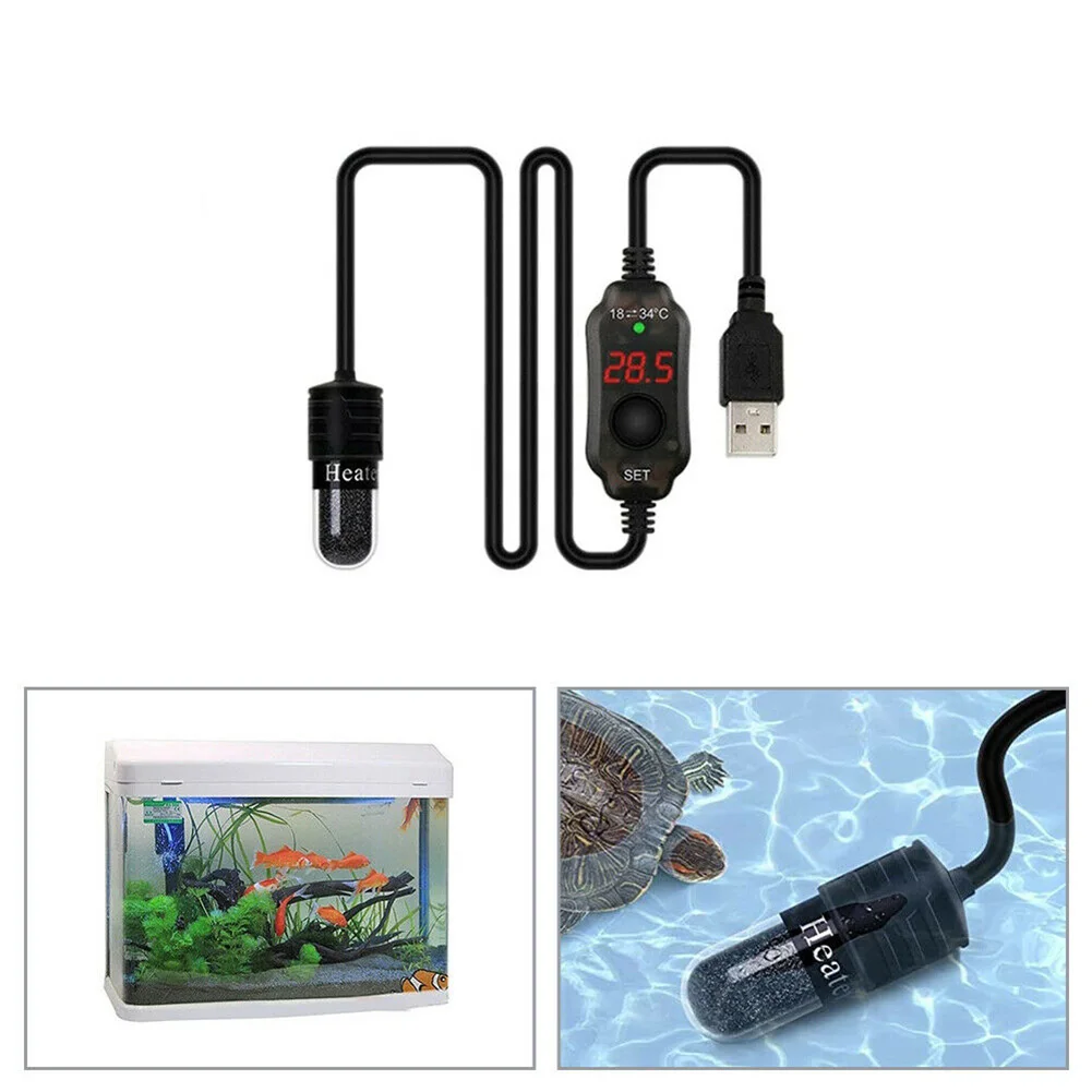 Mini Aquarium Fish Tank Heater USB Heating Rod Submersible Thermostat Heater Low Voltage Heating Rod Rapid Temperature Rise
Mini Aquarium Fish Tank Heater USB Heating Rod Submersible Thermostat Heater Low Voltage Heating Rod Rapid Temperature Rise