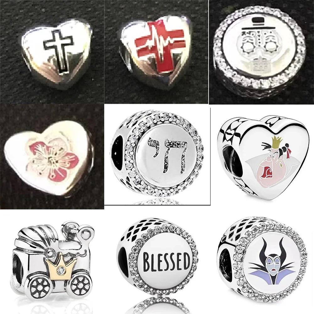 NEW 2019 100% 925 Sterling Silver Cute Character Pram Cross Shantou Charm Fit DIY Women Bracelet Fashion Original Jewelry Gift
NEW 2019 100% 925 Sterling Silver Cute Character Pram Cross Shantou Charm Fit DIY Women Bracelet Fashion Original Jewelry Gift