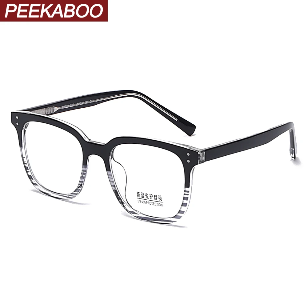 Оправа для очков Peekaboo TR90 с защитой от синего света, квадратные женские ацетатные Модные прозрачные линзы, оправа для оптических очков для му...
Оправа для очков Peekaboo TR90 с защитой от синего света, квадратные женские ацетатные Модные прозрачные линзы, оправа для оптических очков для му...