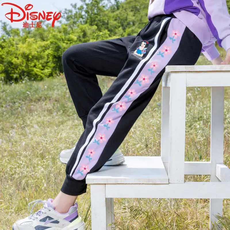 Осенние брюки для девочек Disney, модные повседневные спортивные брюки, брюки для девочек, новые Мультяшные аниме белоснежные детские флисовы... 
Осенние брюки для девочек Disney, модные повседневные спортивные брюки, брюки для девочек, новые Мультяшные аниме белоснежные детские флисовы...