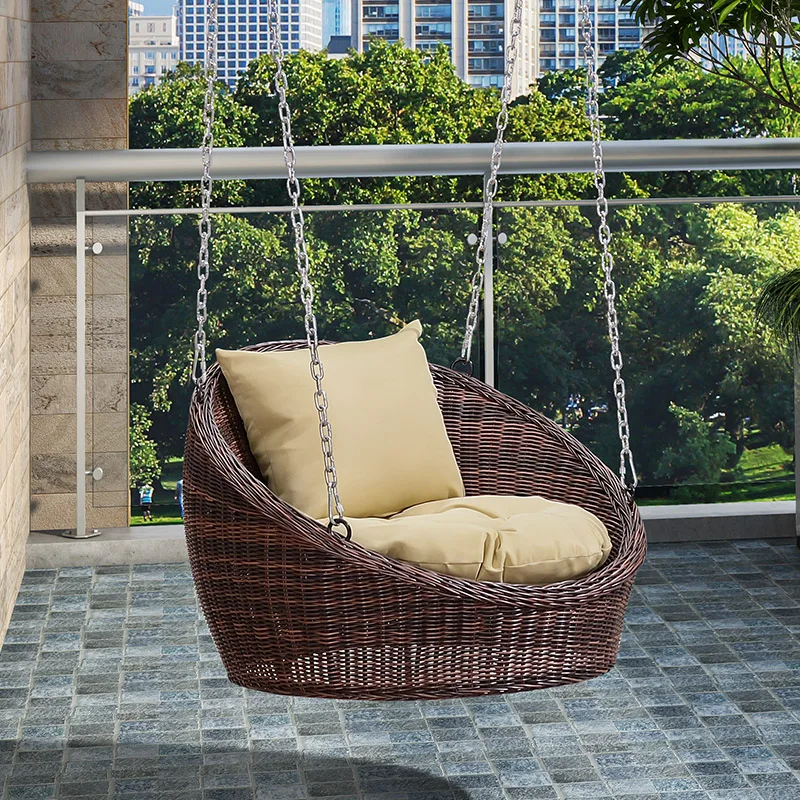 Outdoor Rattan Weaving Hanging Basket Indoor Courtyard Rocking Chair American Simple Adult Hanging Chair
Outdoor Rattan Weaving Hanging Basket Indoor Courtyard Rocking Chair American Simple Adult Hanging Chair