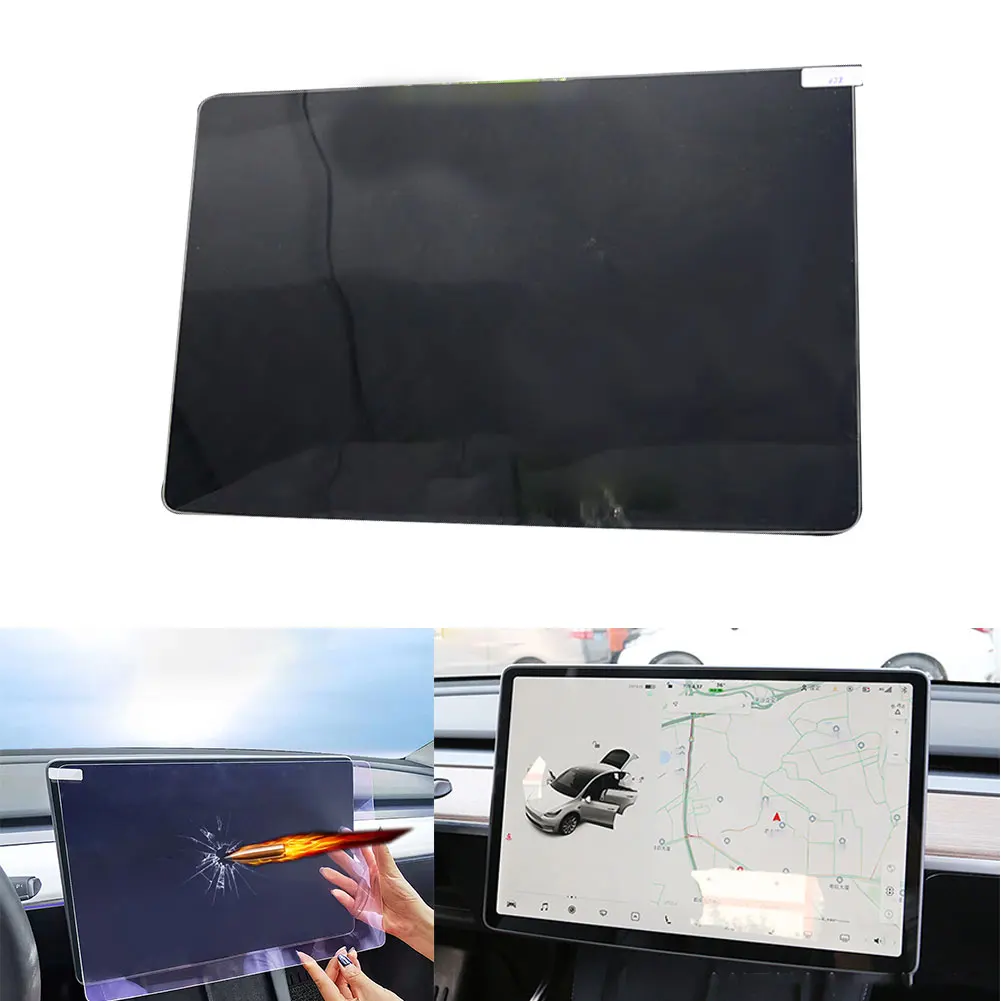 1* Screen Protector Tempered Screen Protector For Tesla Model 3/Y 20+ Center Control Accessories Screen Protector
1* Screen Protector Tempered Screen Protector For Tesla Model 3/Y 20+ Center Control Accessories Screen Protector