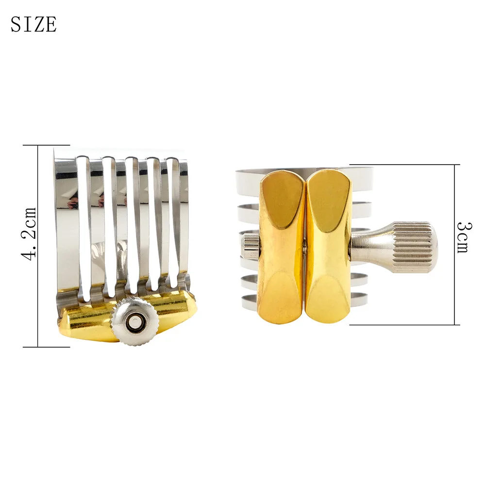 1PC Sax Ligature Clip Stainless Steel For Alto/ Tenor/ Soprano Sax Mouthpiece Adjustable Saxophone Ligature Clip
1PC Sax Ligature Clip Stainless Steel For Alto/ Tenor/ Soprano Sax Mouthpiece Adjustable Saxophone Ligature Clip