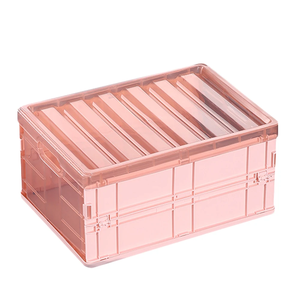 Pink/Gray blue/Khaki Collapsible Storage Box Car Travel Organization Storage Boxwith Lid Plastic Foldable Organizer Closet Box
Pink/Gray blue/Khaki Collapsible Storage Box Car Travel Organization Storage Boxwith Lid Plastic Foldable Organizer Closet Box